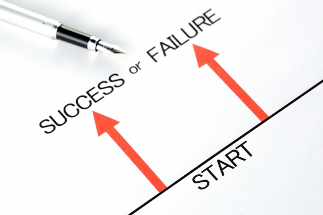 SUCCESS or FAILUREの矢印画像