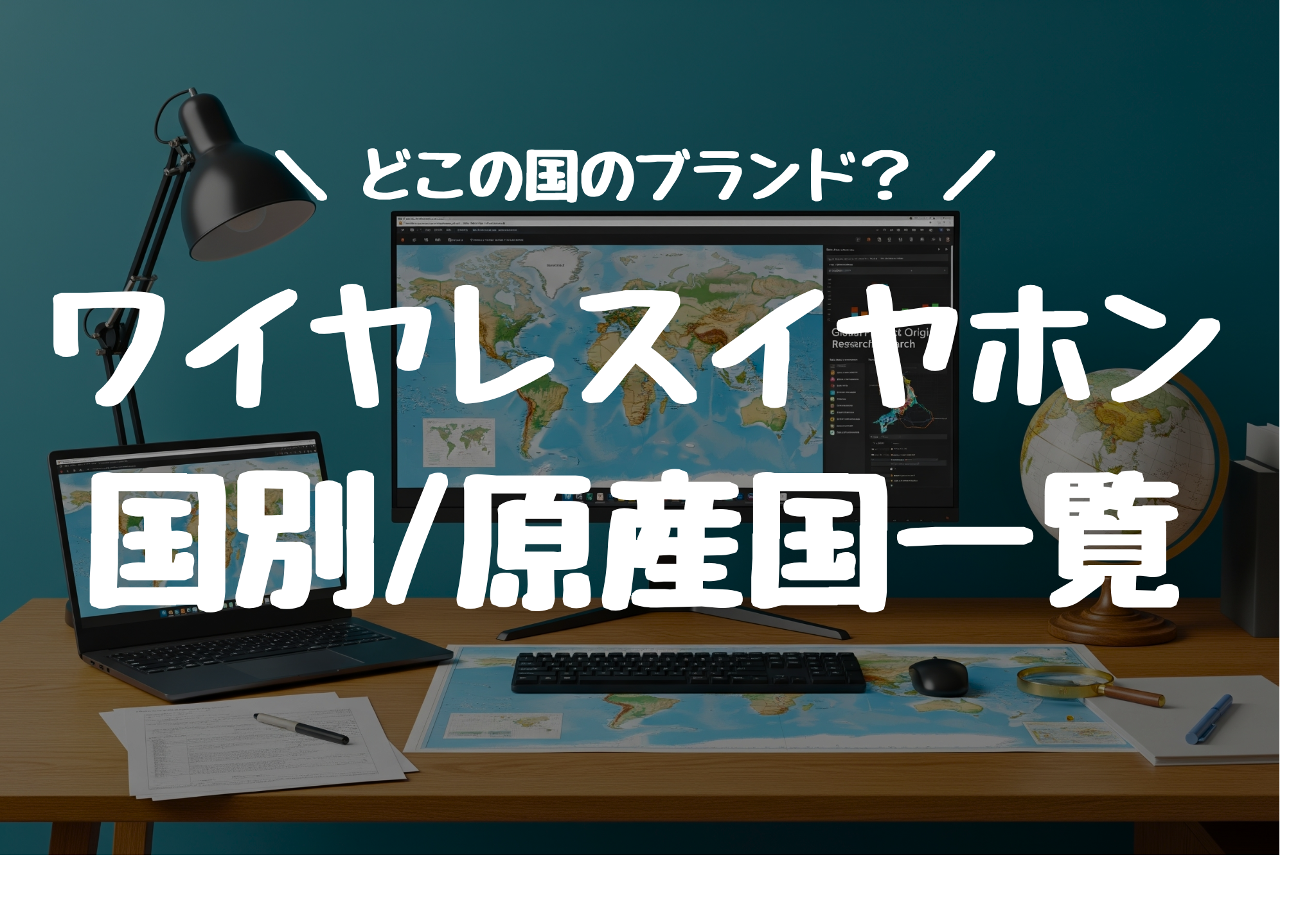 どこの国？ワイヤレスイヤホン主要ブランドのメーカー国籍/原産国一覧
