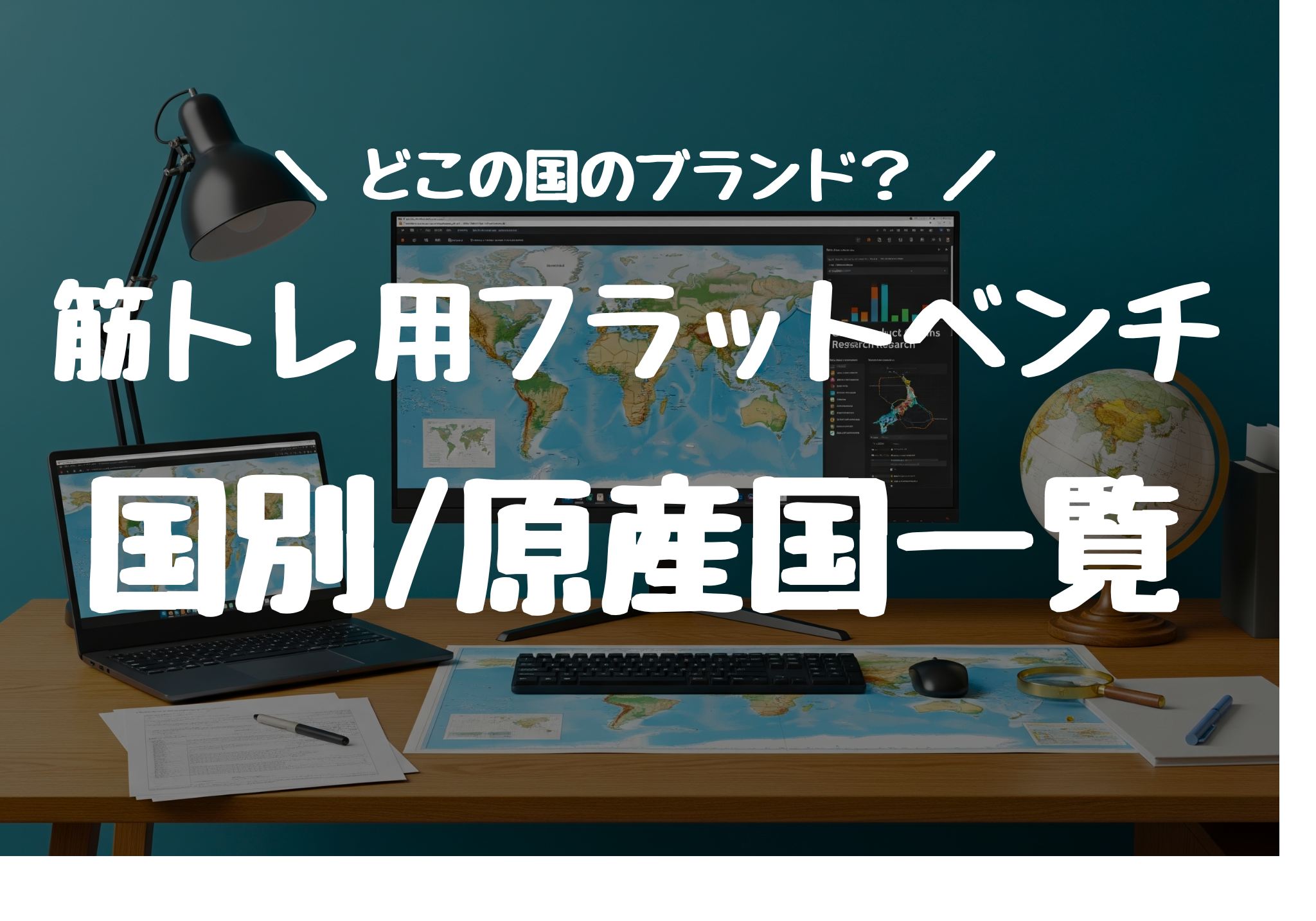 筋トレ用フラットベンチ　国別原産国一覧