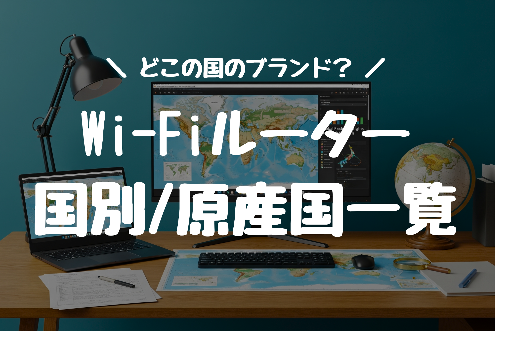 どこの国？Wi-Fiルーターのメーカー国籍/原産国一覧