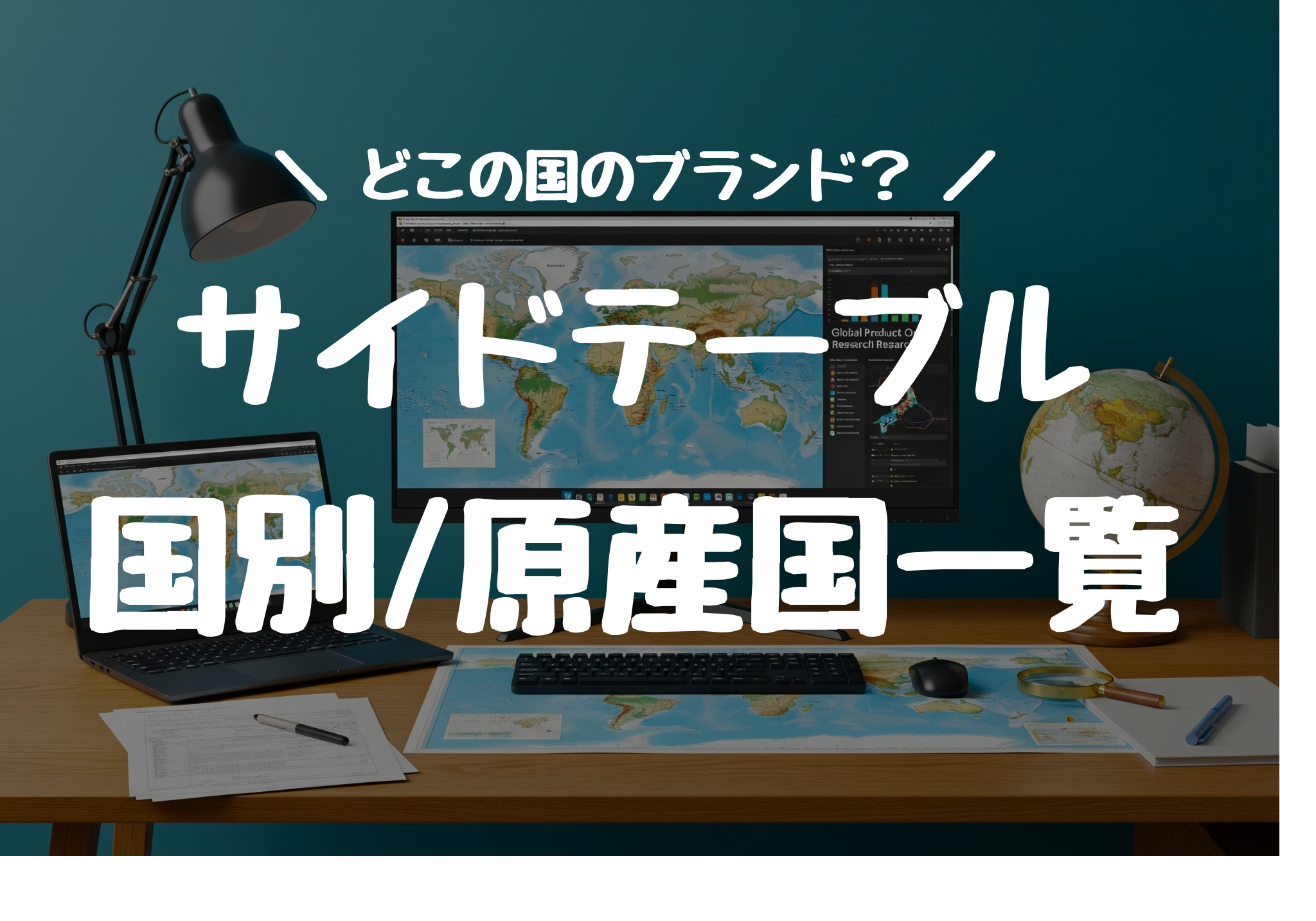 どこの国？サイドテーブルの主要ブランド国/原産国一覧
