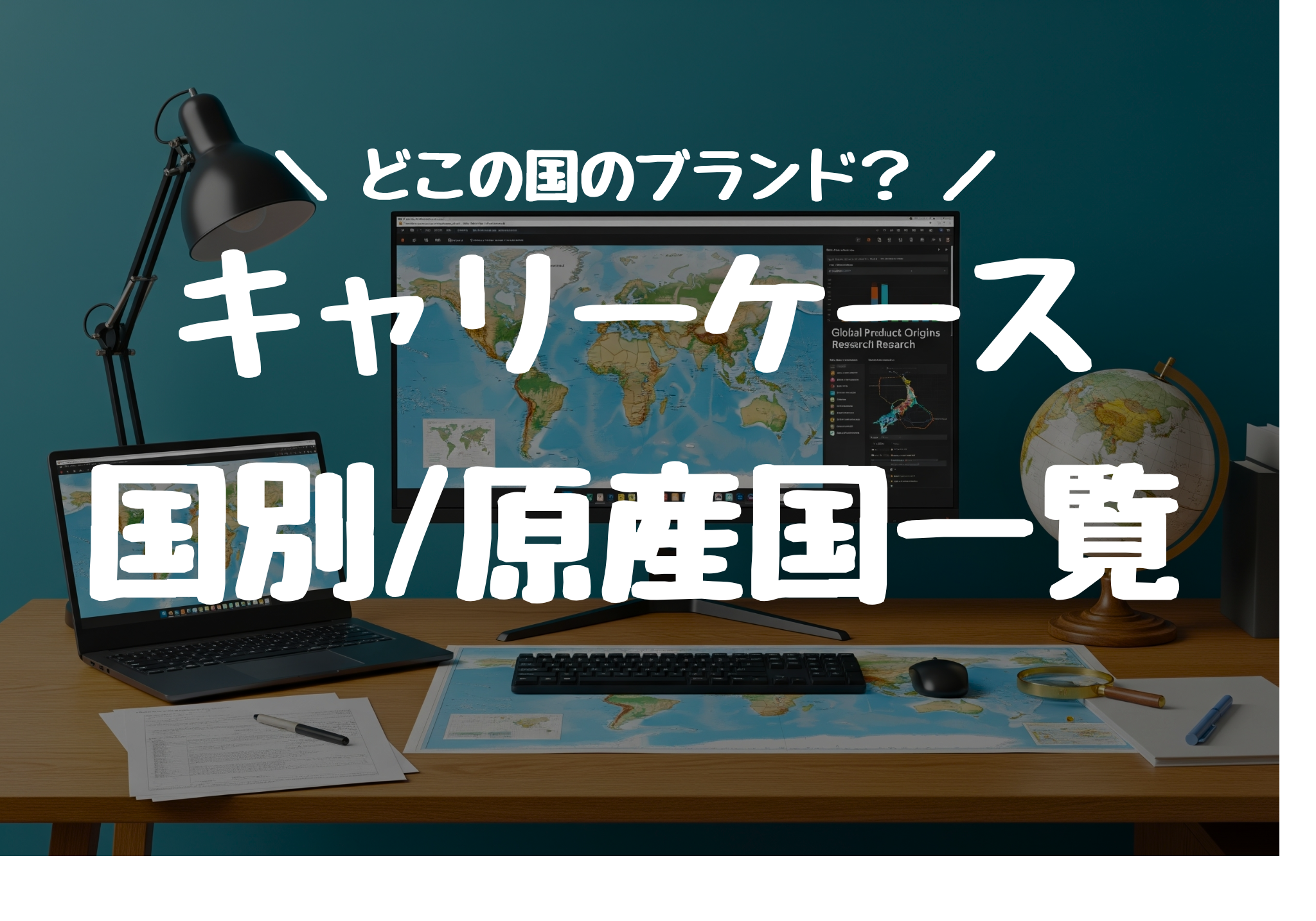 キャリーケース 国別原産国一覧
