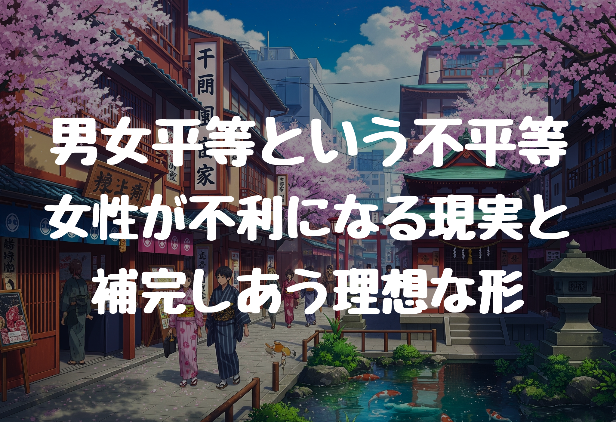 男女平等は不平等