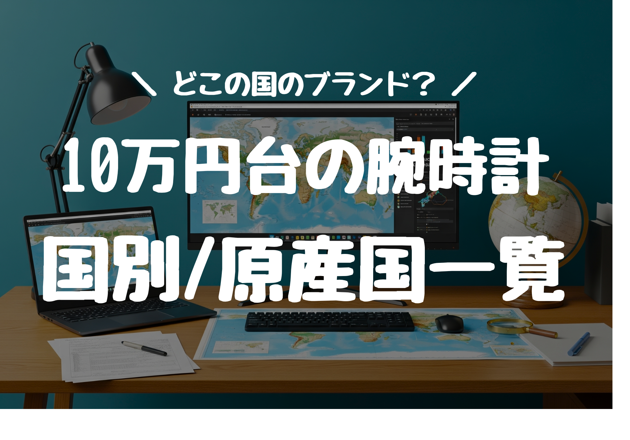 【2025年版】どこの国？10万円台で手に入る腕時計のメーカー国籍・原産国一覧