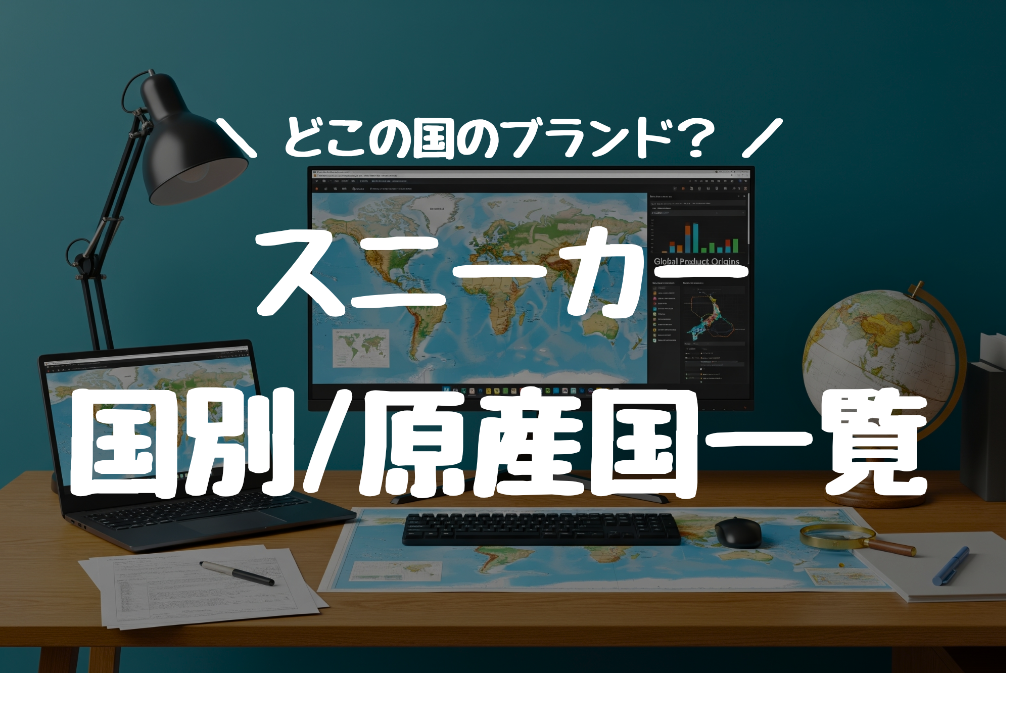 どこの国？スニーカーのブランド国籍・原産国一覧