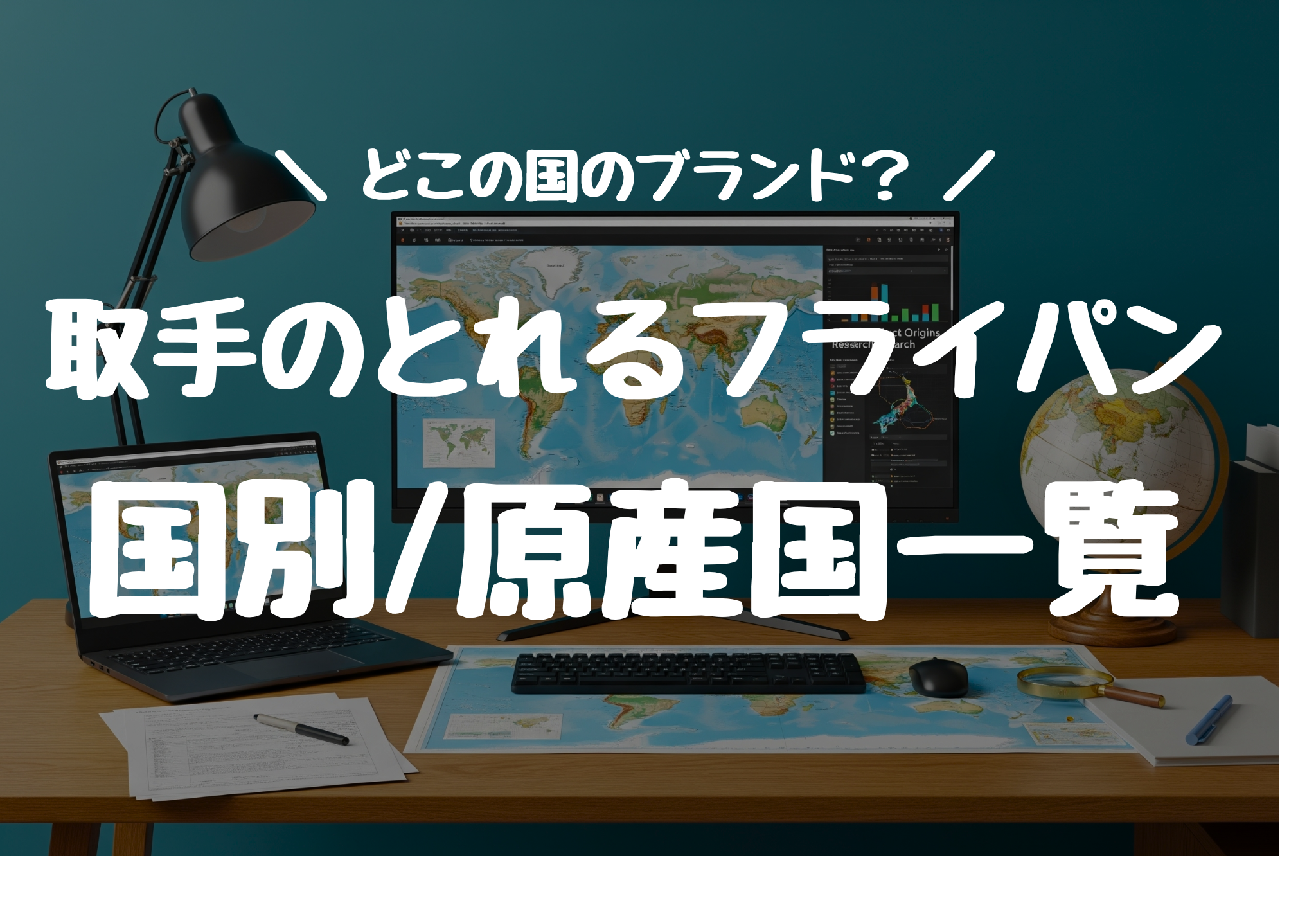 【2025年版】どこの国？取手のとれるフライパンのメーカー国籍・原産国一覧