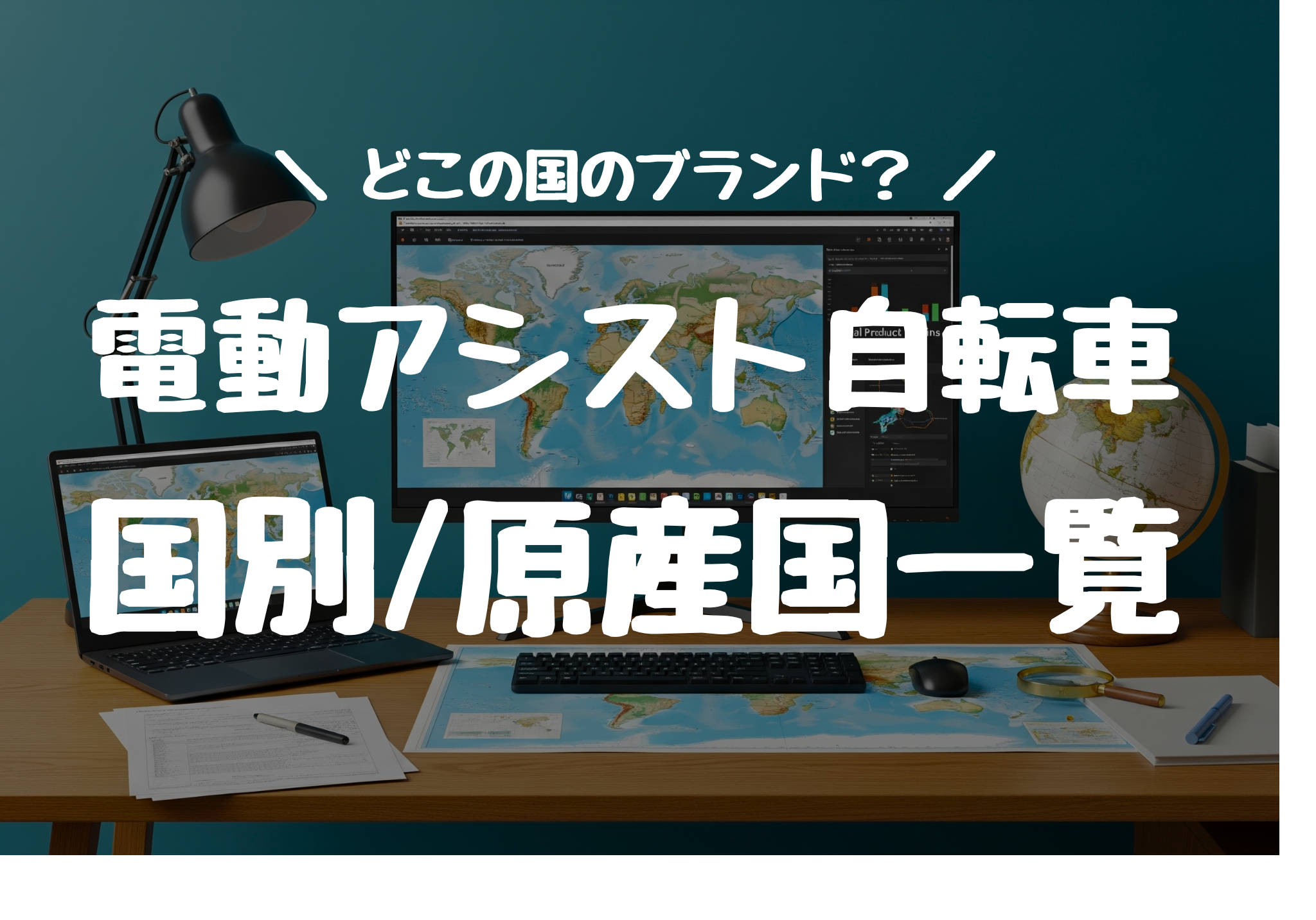 どこの国？電動アシスト自転車、Eバイクブランドのメーカー国・原産国一覧