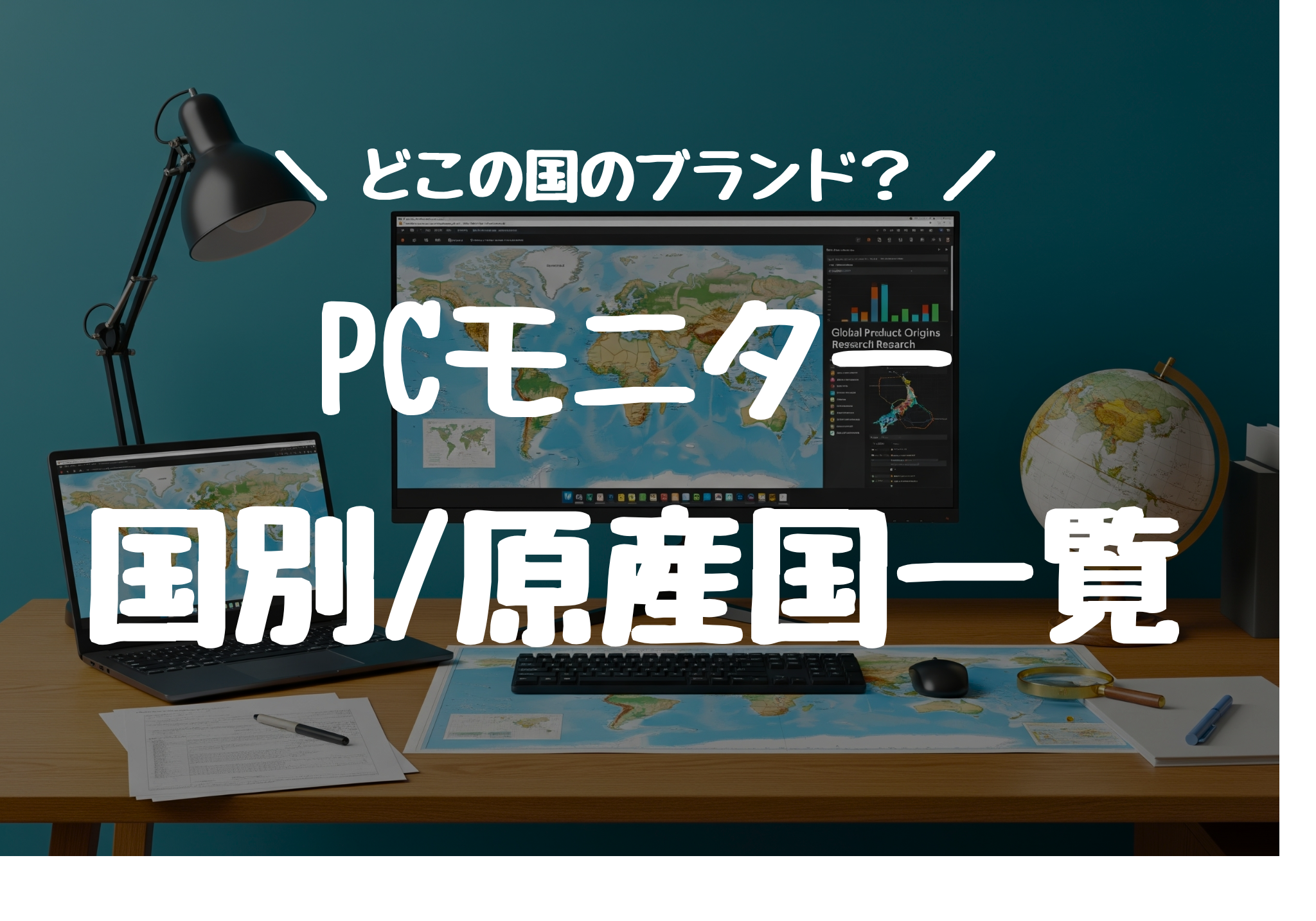 どこの国？PCモニターのメーカー国籍・原産国一覧