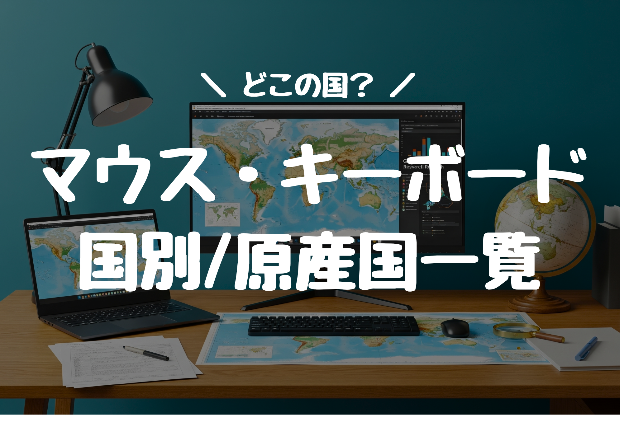 【主要30社調査】どこの国？マウス・キーボードのメーカー国籍・原産国一覧