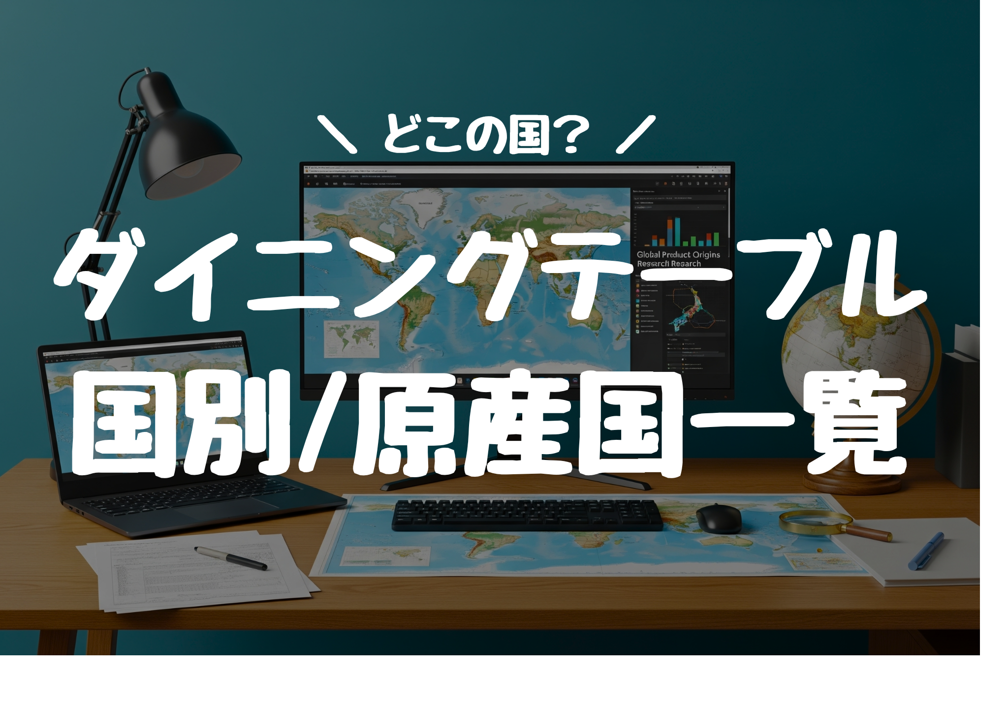 どこの国？ダイニングテーブルのブランド国籍・原産国一覧