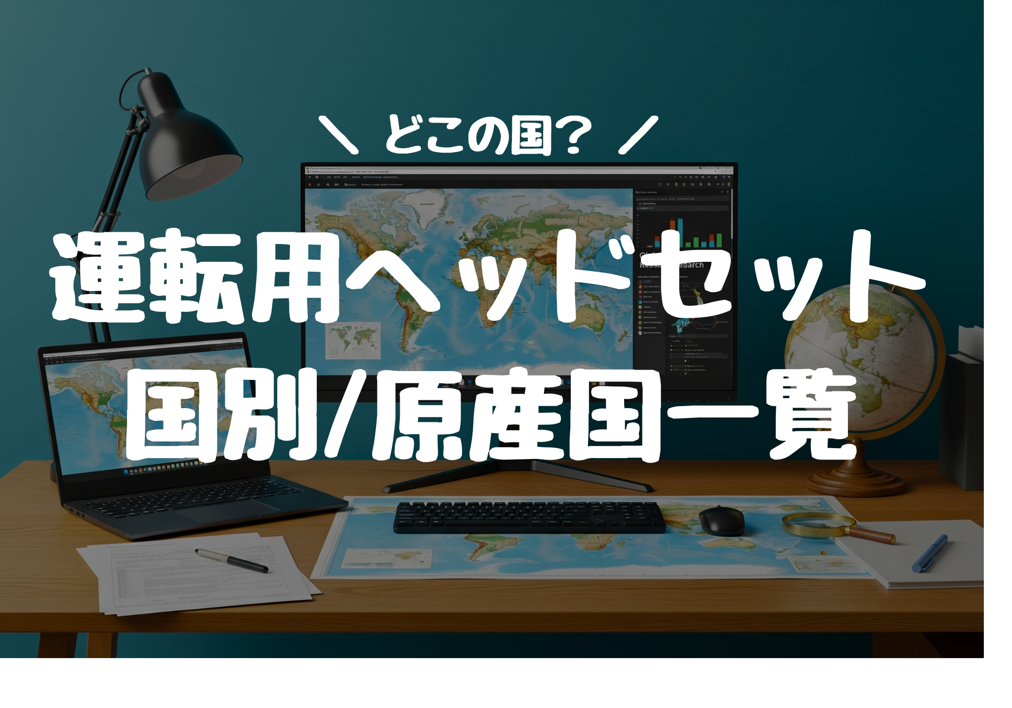 どこの国？運転用ヘッドセットのメーカー国籍・原産国一覧