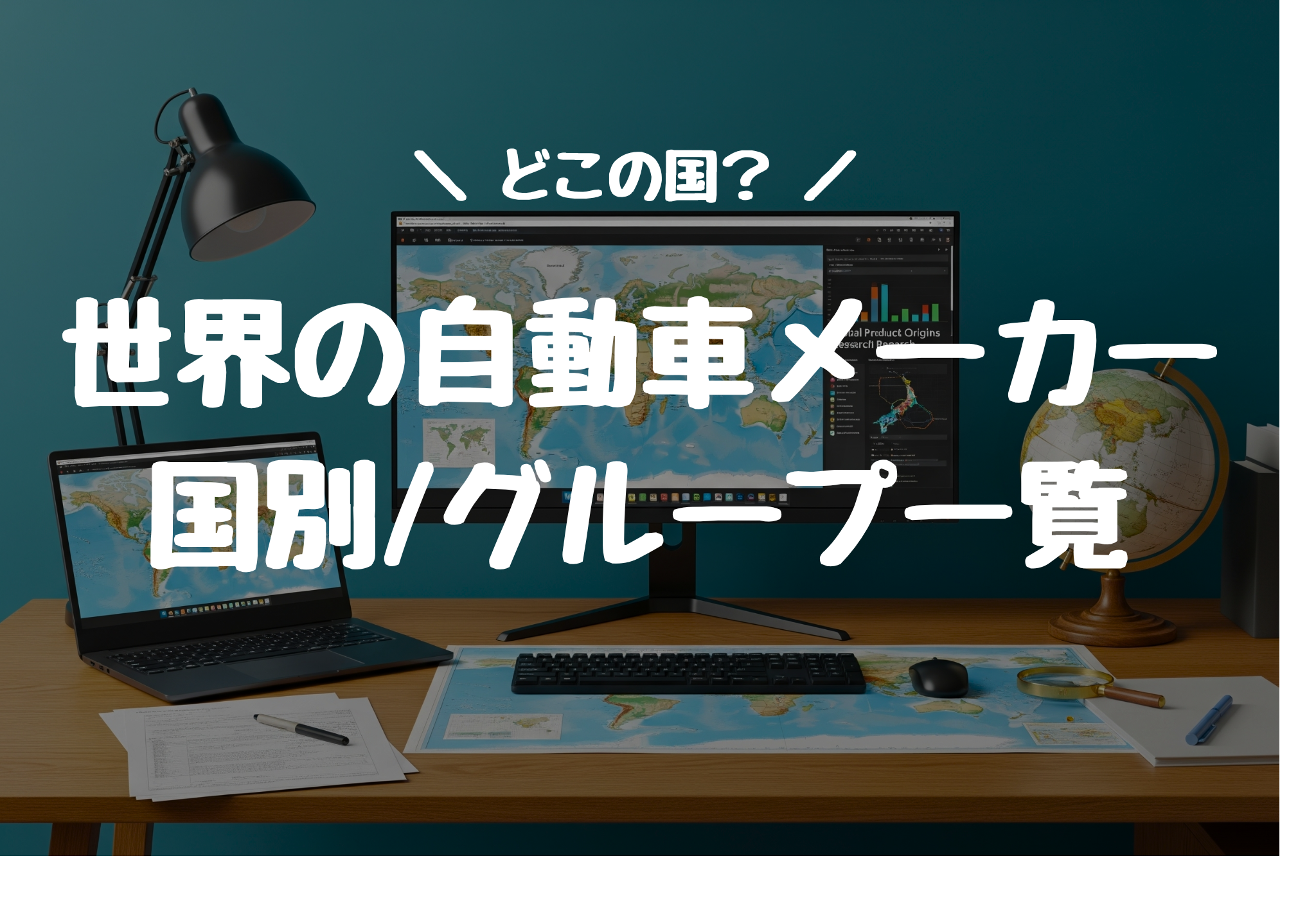 世界の自動車メーカー国籍＆グループ相関図 全40ブランド