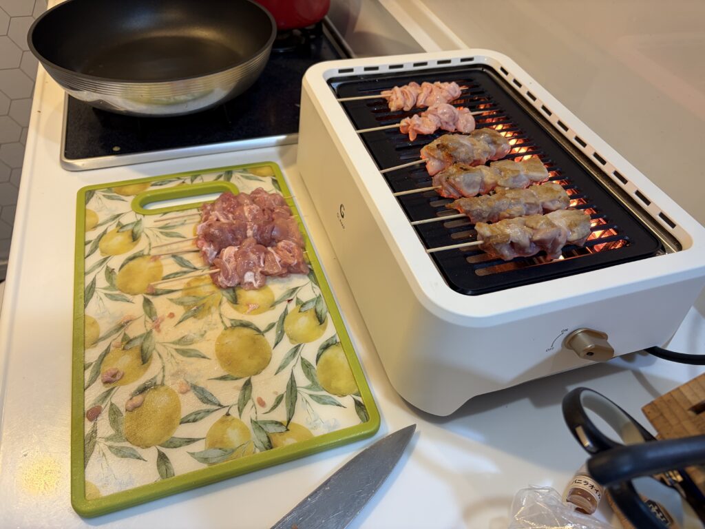GLANP.超少煙　キッチンで焼き鳥