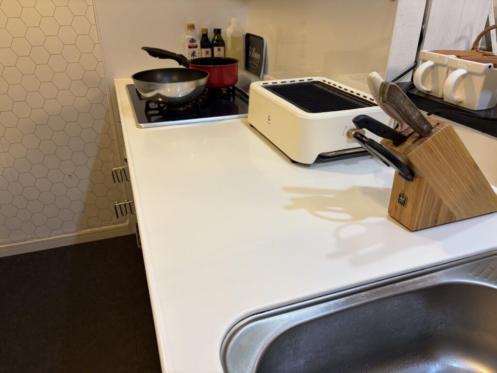 GLANP.超少煙　キッチンに設置